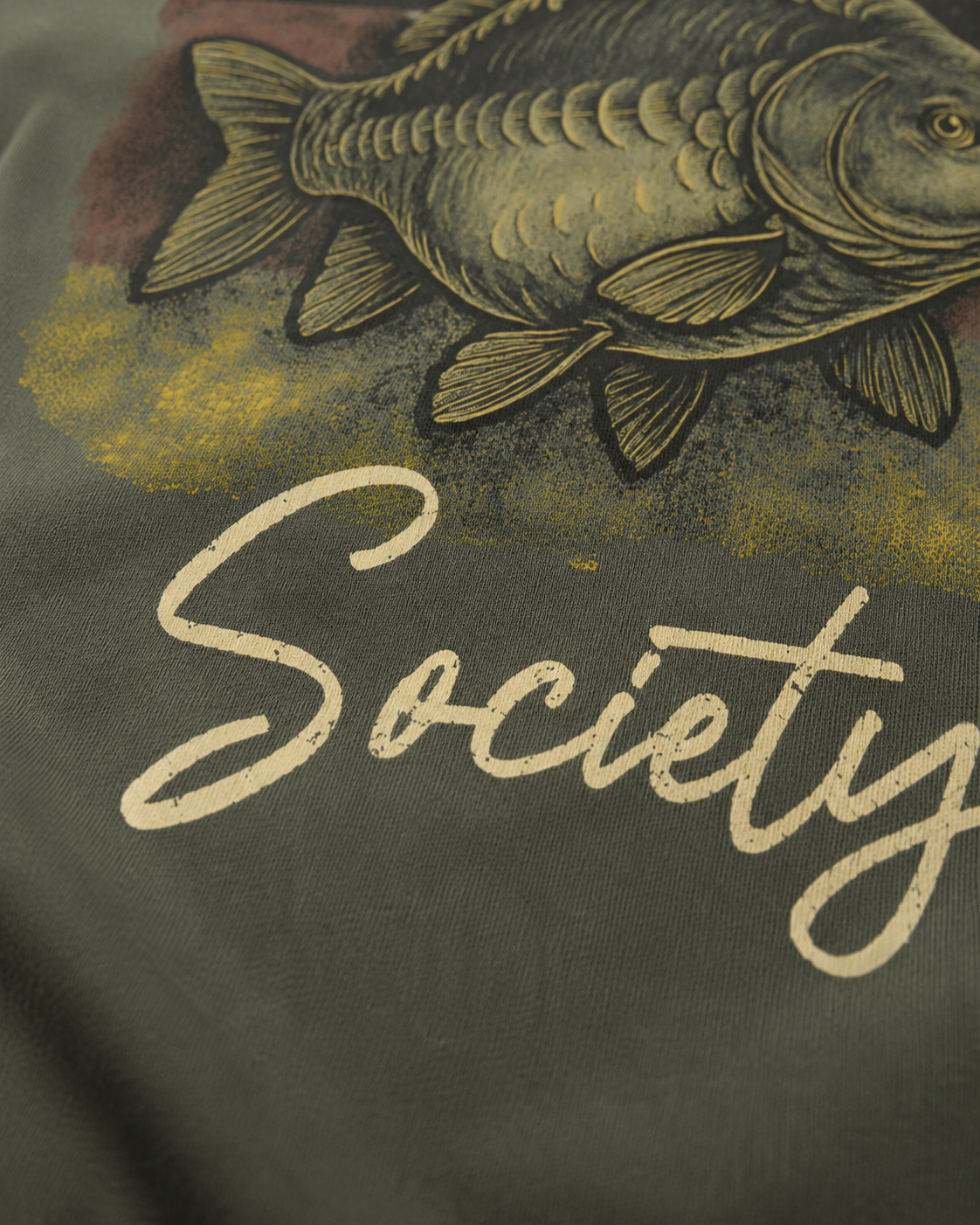 carpstylez German Carp Society Shirt – Print-Detail