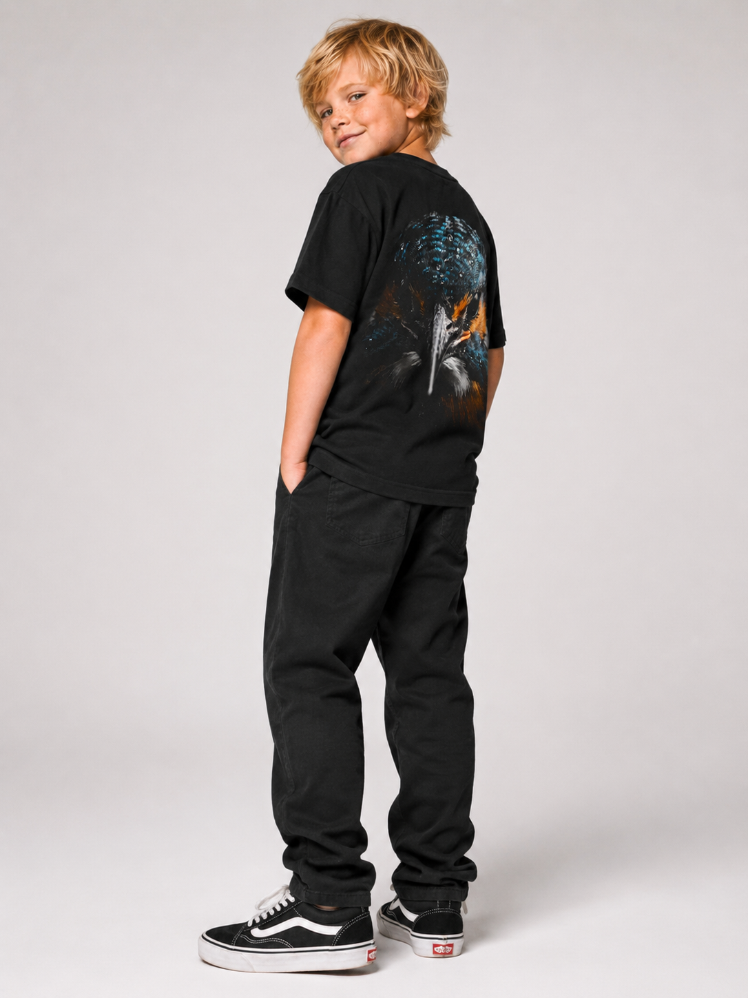 carpstylez Kids BLACKWATER KINGFISHER Shirt – Studio Mock, Karpfen-Streetwear