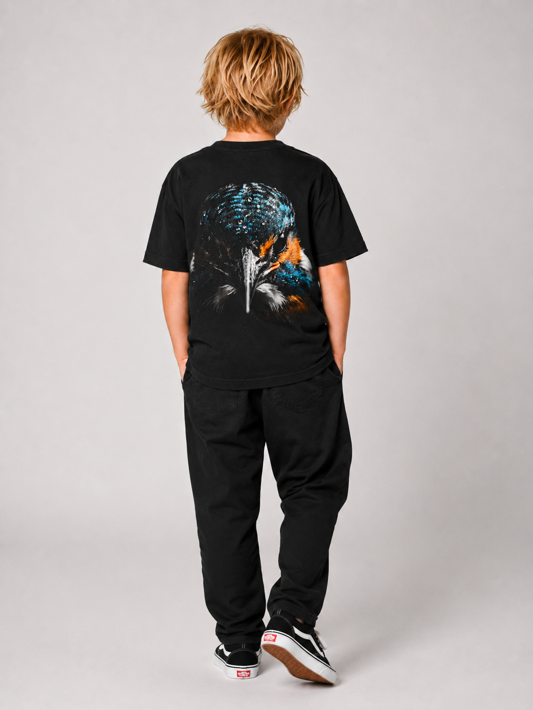 carpstylez Kids BLACKWATER KINGFISHER Shirt – Studio Mock, Karpfen-Streetwear