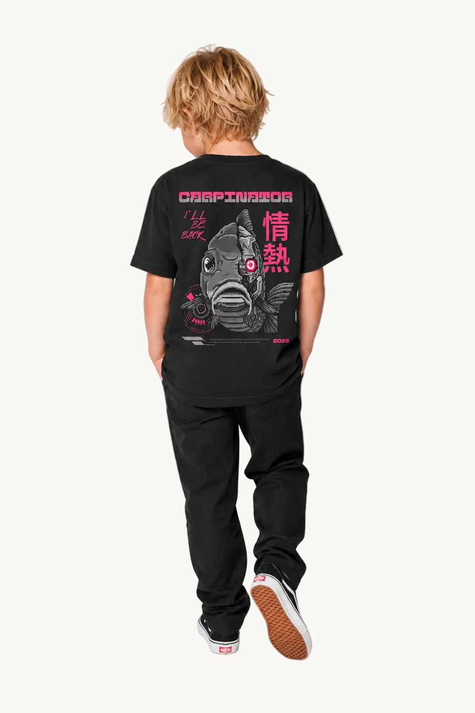 carpstylez Kids CARPINATOR Shirt – Studio Mock, Karpfen-Streetwear