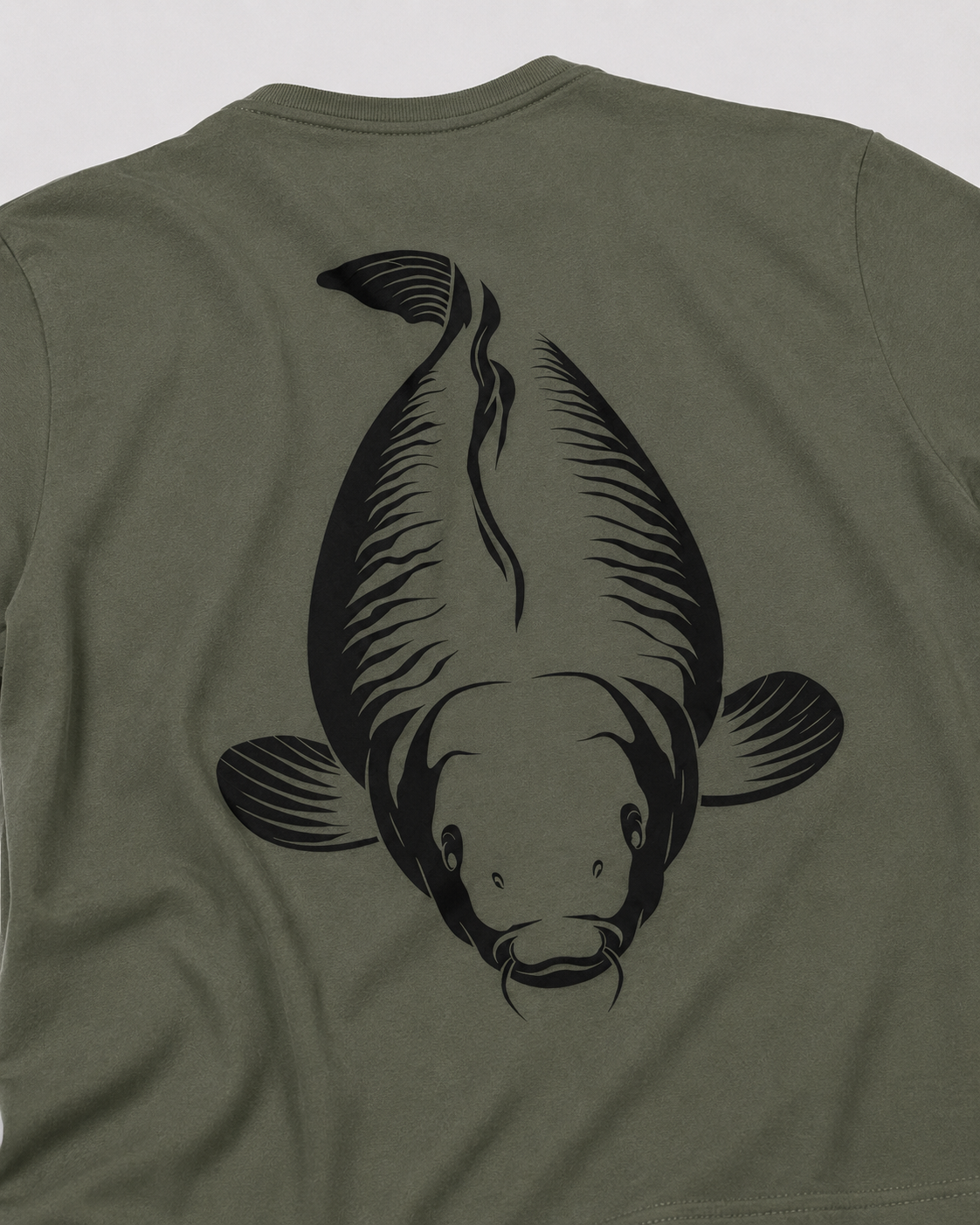 carpstylez KING CARP Shirt – Detail, Karpfen-Streetwear