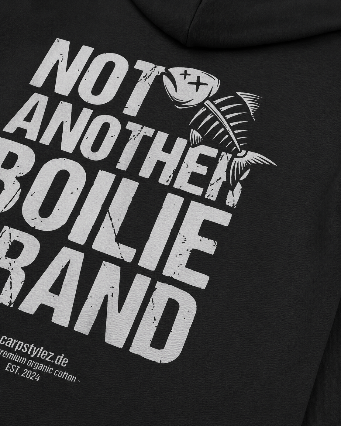 carpstylez NABB Hoodie – Detail, Karpfen-Streetwear