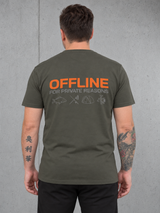 carpstylez OFFLINE Shirt – Olli Rückenansicht #farbe_organic khaki