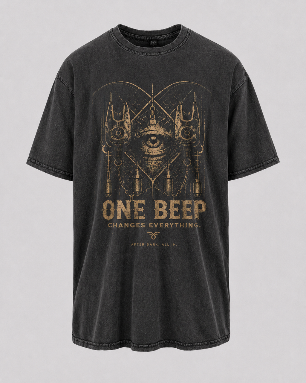 carpstylez One Beep Acid Wash Oversize Shirt – Karpfen-Streetwear