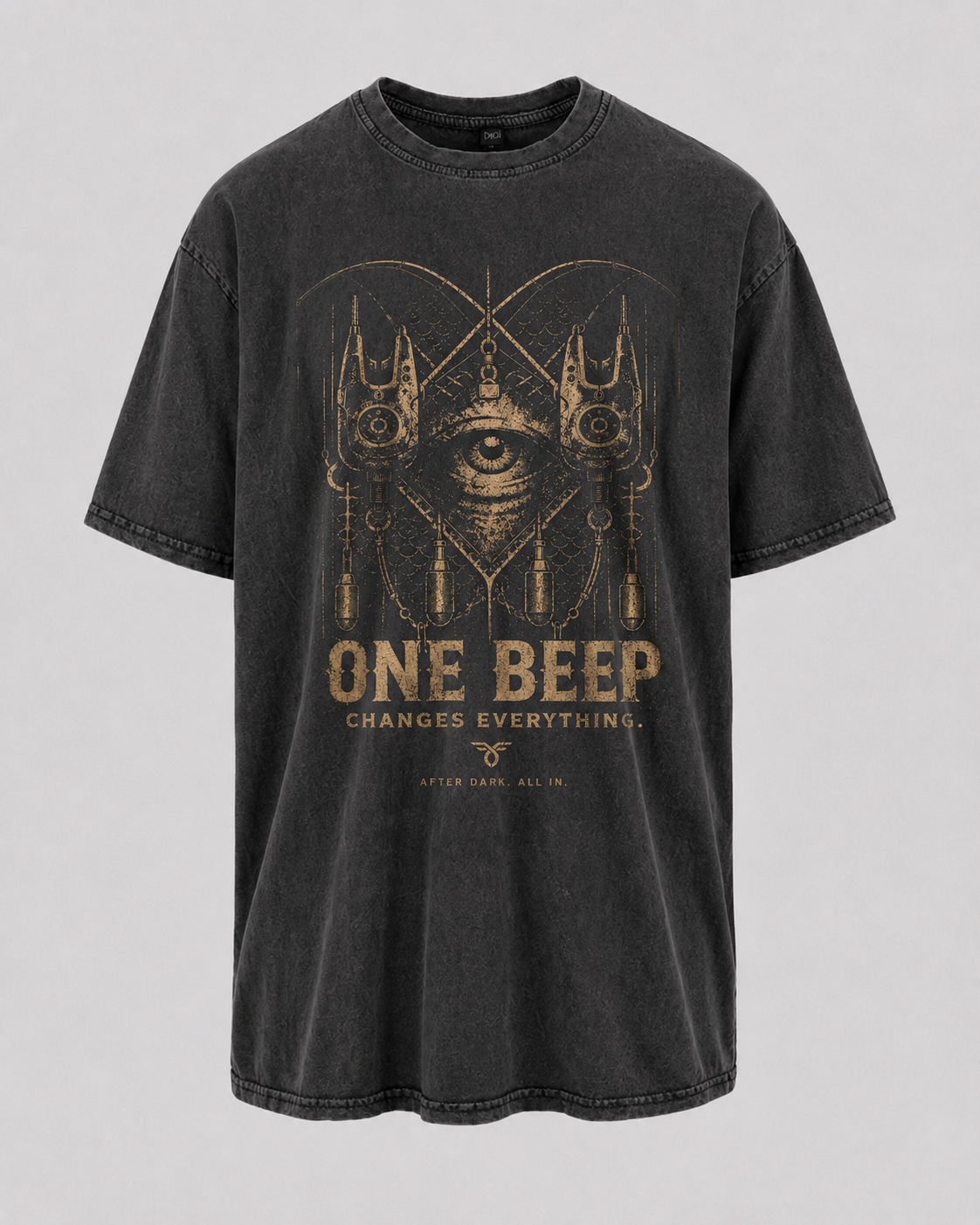 carpstylez One Beep Acid Wash Oversize Shirt – Karpfen-Streetwear