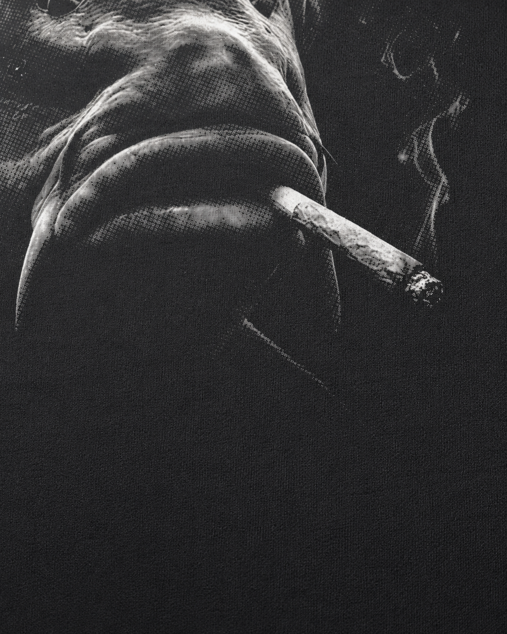 carpstylez Silt & Smoke Carp Hoodie – Print-Detail