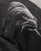 carpstylez Silt & Smoke Carp Shirt – Print-Detail Backprint #farbe_schwarz
