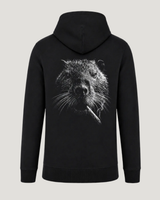 carpstylez Silt & Smoke Nutria Hoodie – Backprint, schwarzer Karpfen-Hoodie #farbe_black