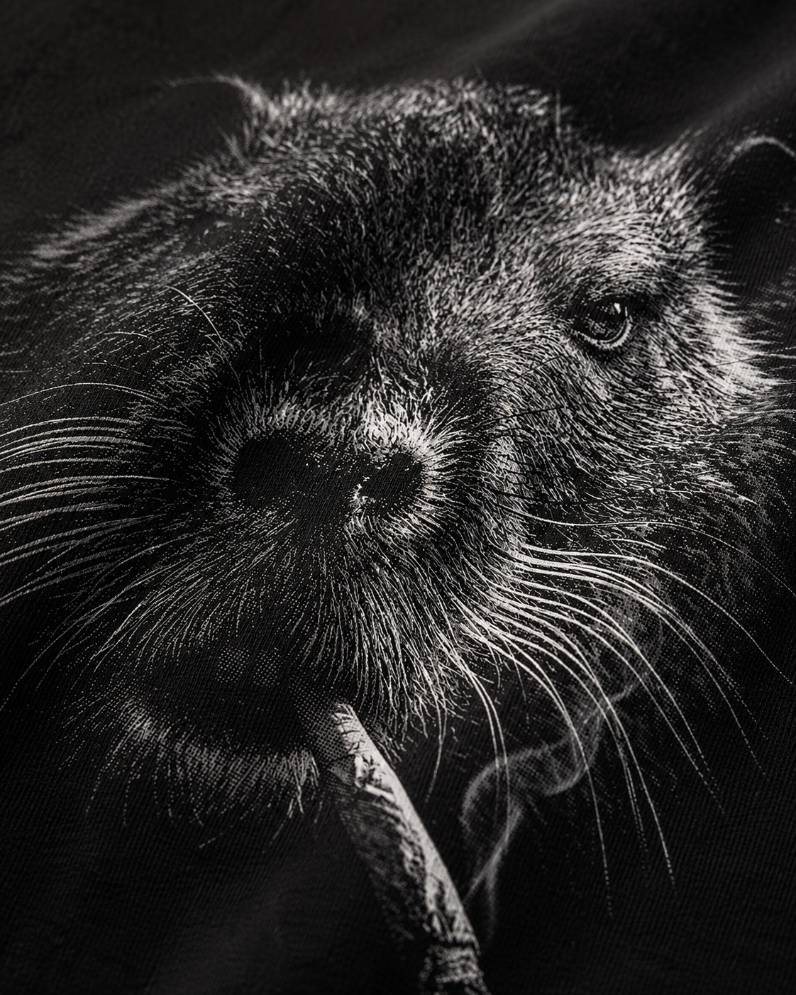 carpstylez Silt & Smoke Nutria Shirt – Print-Detail Backprint