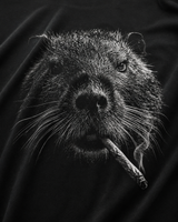 carpstylez Silt & Smoke Nutria Shirt – Print-Detail #farbe_schwarz
