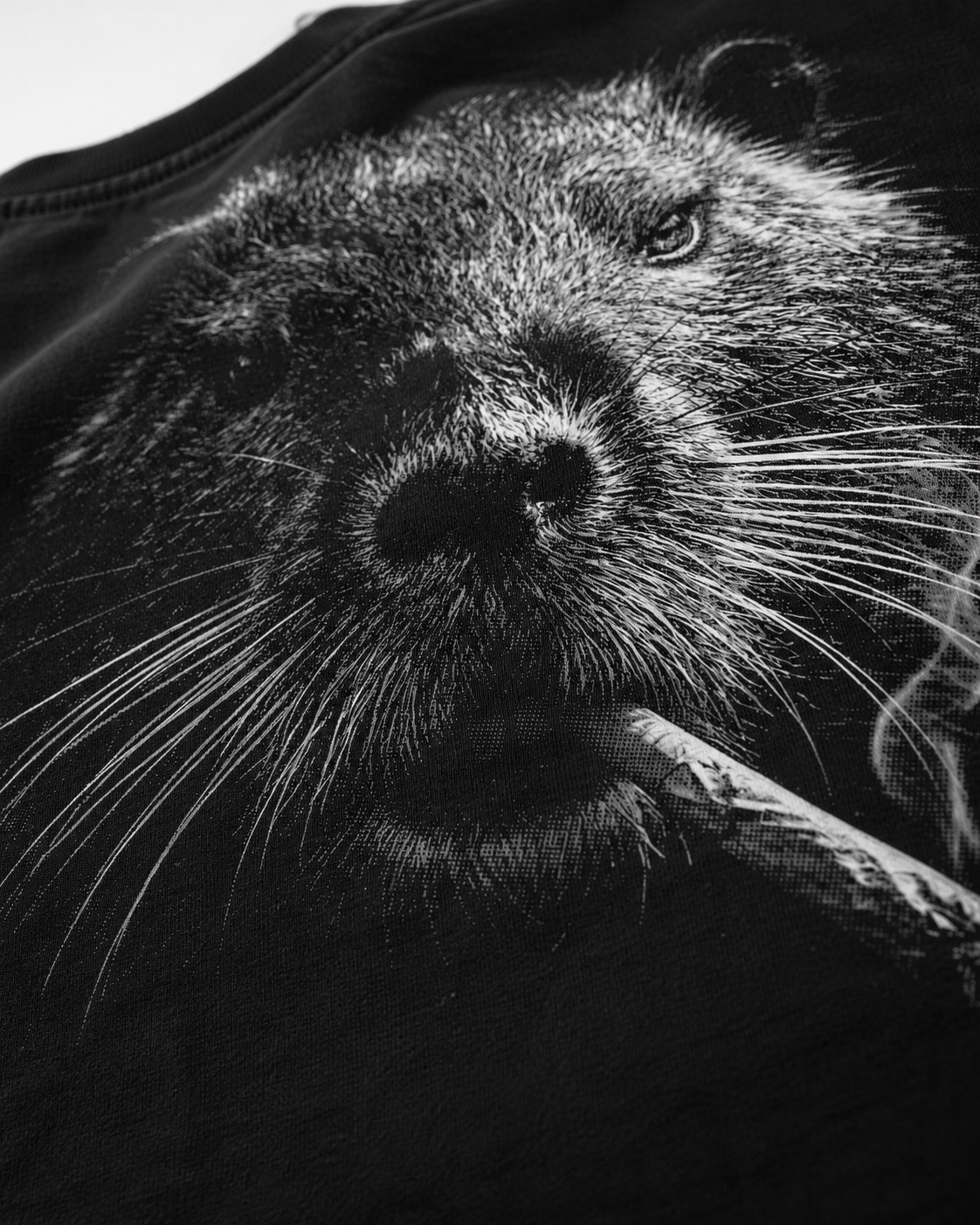 carpstylez SILT & SMOKE NUTRIA Shirt – Detail, Karpfen-Streetwear