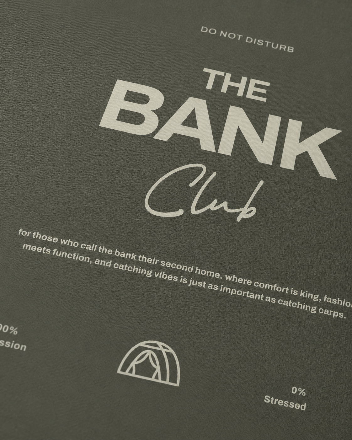 carpstylez THE BANK Club Hoodie – Detail, Karpfen-Streetwear