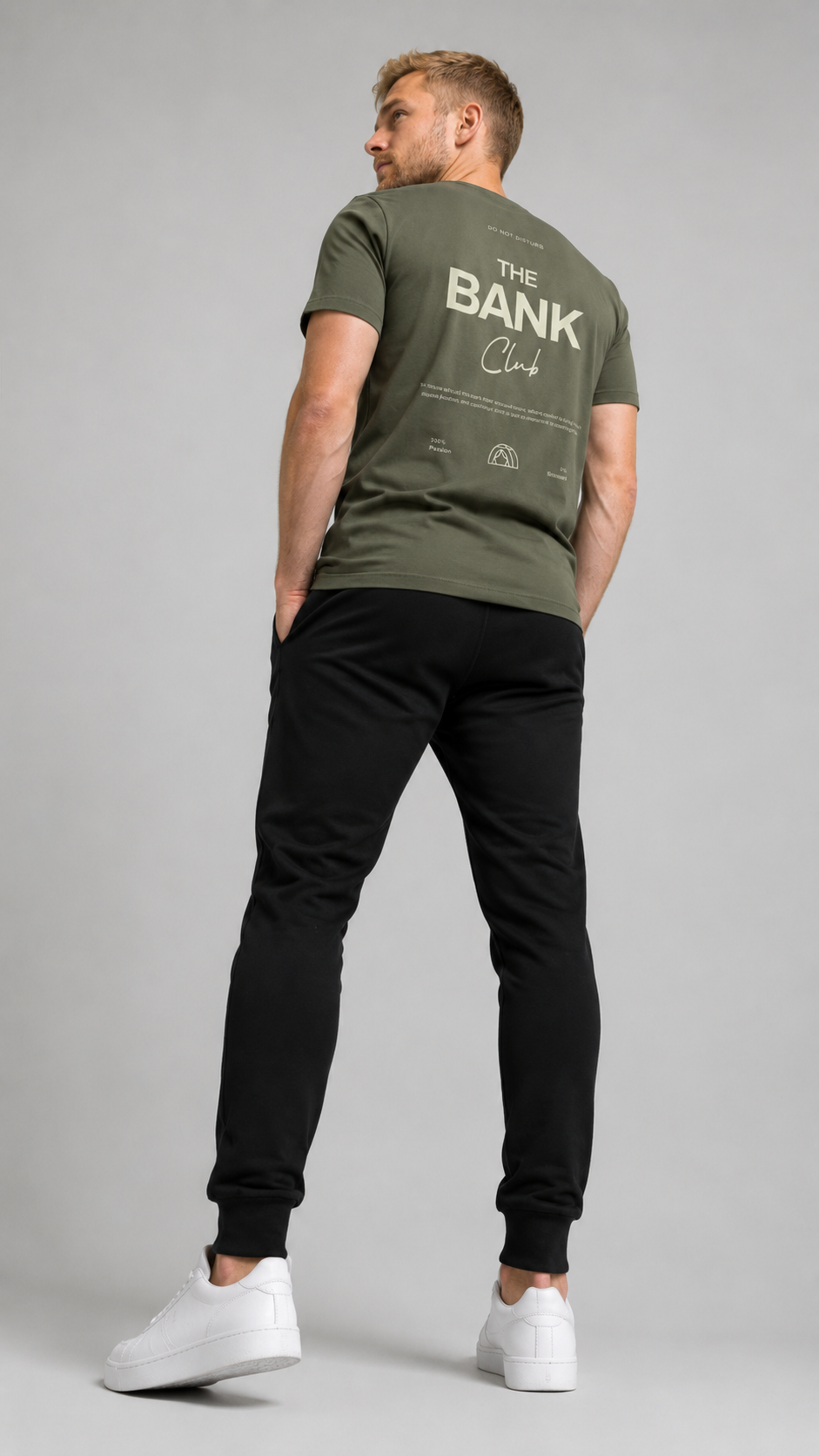 carpstylez THE BANK Club Shirt – Studio Mock Fullbody, Karpfen-Streetwear
