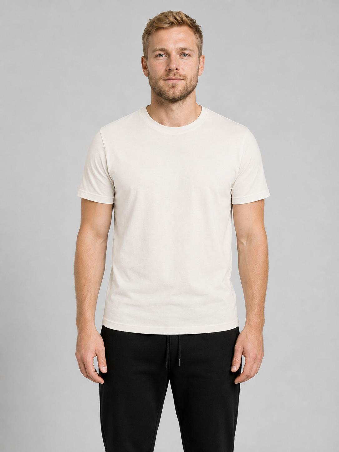 carpstylez THE RIGS D-Rig Shirt Ivory – Trageansicht 2, Karpfen-Streetwear _var_ivory