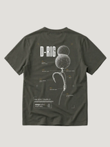 carpstylez THE RIGS D-Rig Shirt Organic Khaki – Backprint, Karpfen-Streetwear _var_organic-khaki #farbe_organic khaki