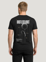 carpstylez THE RIGS Knotless Knot Shirt Black – Trageansicht 1, Karpfen-Streetwear _var_black #farbe_black
