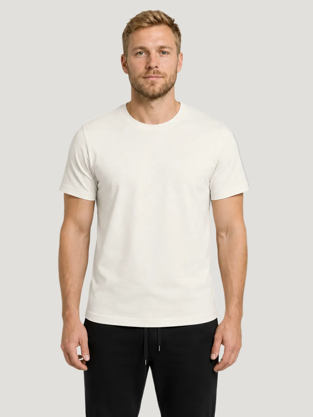 carpstylez THE RIGS Multi Rig Shirt Ivory – Trageansicht 2, Karpfen-Streetwear _var_ivory #farbe_ivory