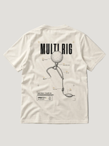 carpstylez THE RIGS Multi Rig Shirt Ivory – Backprint, Karpfen-Streetwear _var_ivory #farbe_ivory
