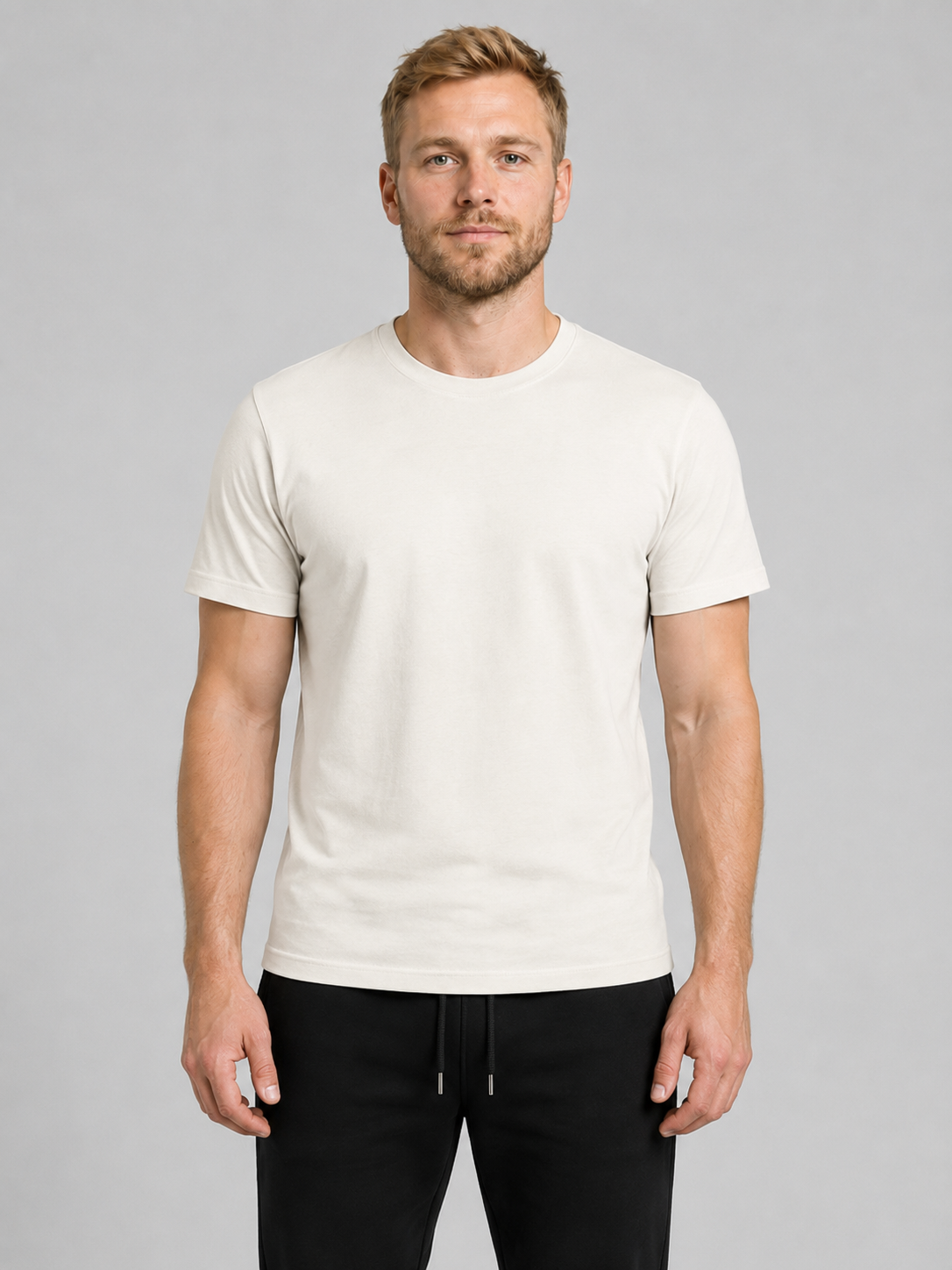 carpstylez THE RIGS Spinner Rig Shirt Ivory – Trageansicht 2, Karpfen-Streetwear _var_ivory