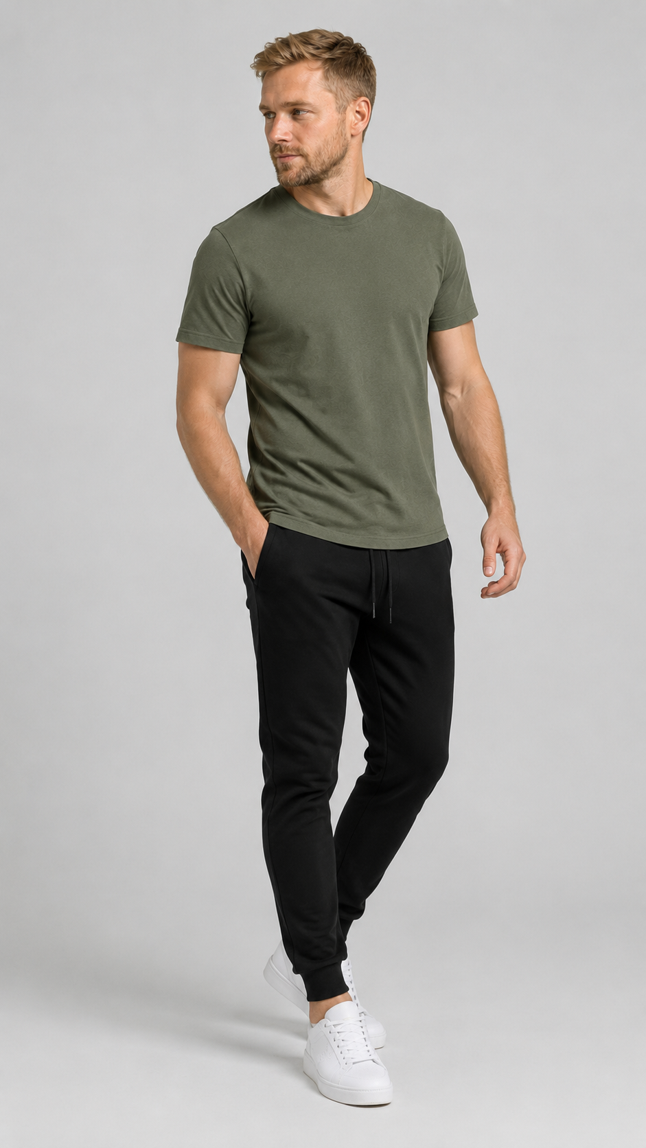 carpstylez THE RISE Shirt – Studio Mock Fullbody, Karpfen-Streetwear
