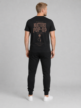 carpstylez WASHED OUT NATURE POP-UP Club Shirt – getragen, Rückansicht Ganzkörper