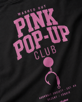 carpstylez WASHED OUT PINK POP-UP Club Shirt – Detail, Karpfen-Streetwear
