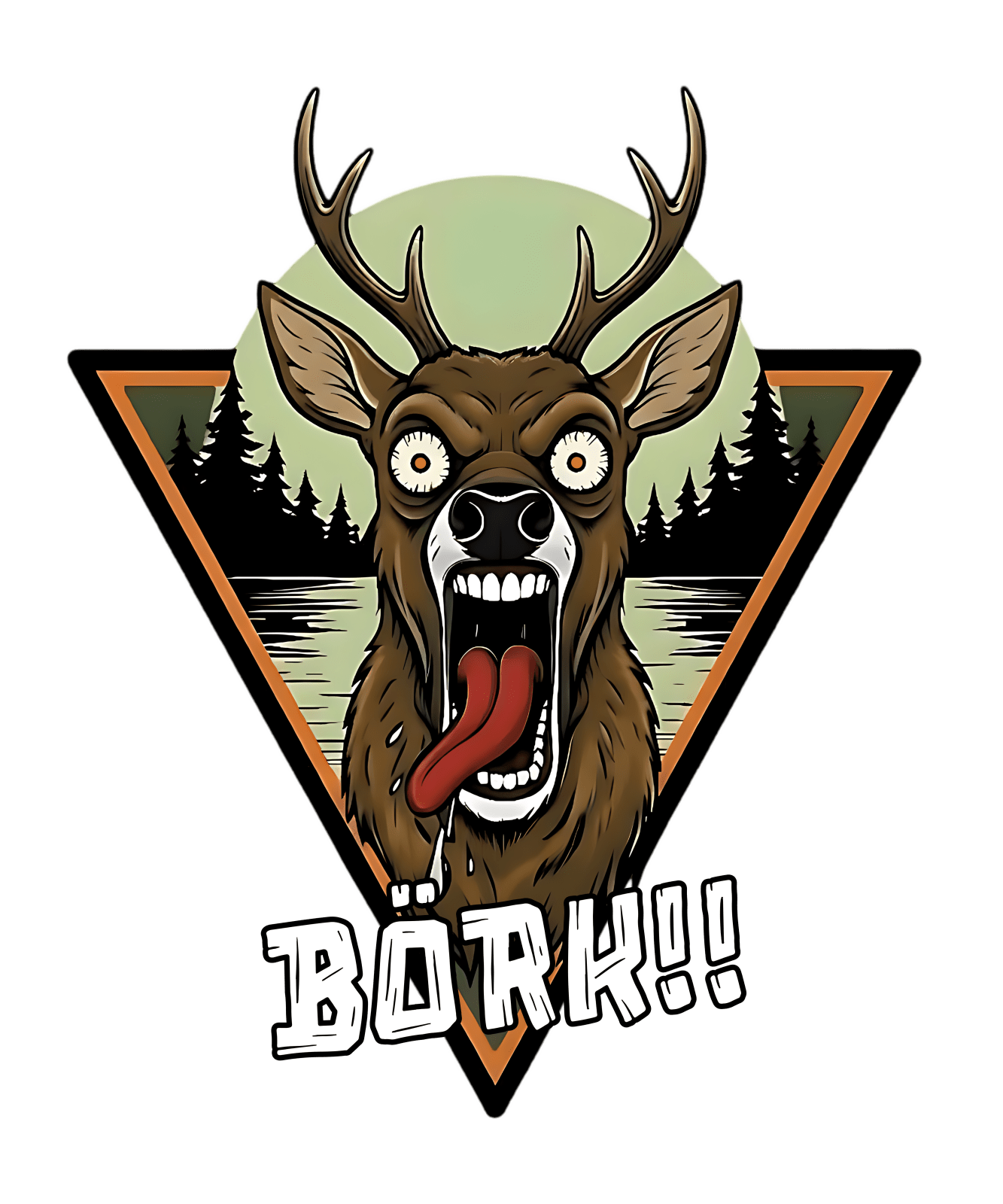 Karpfen Angeln DEER FEAR Heavy T-Shirt - CAST carpstylez