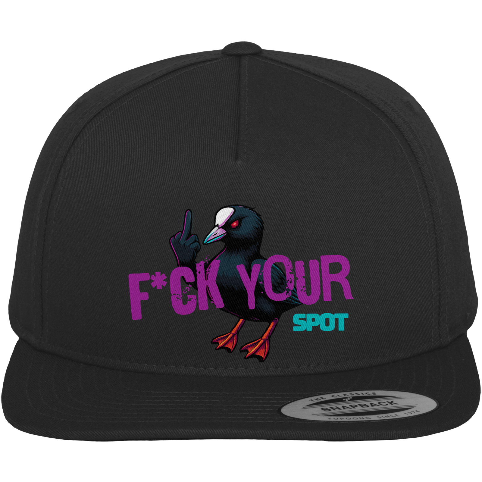 F*CK YOUR SPOT Deluxe Cap Snapback - carpstylez Karpfen Angeln
