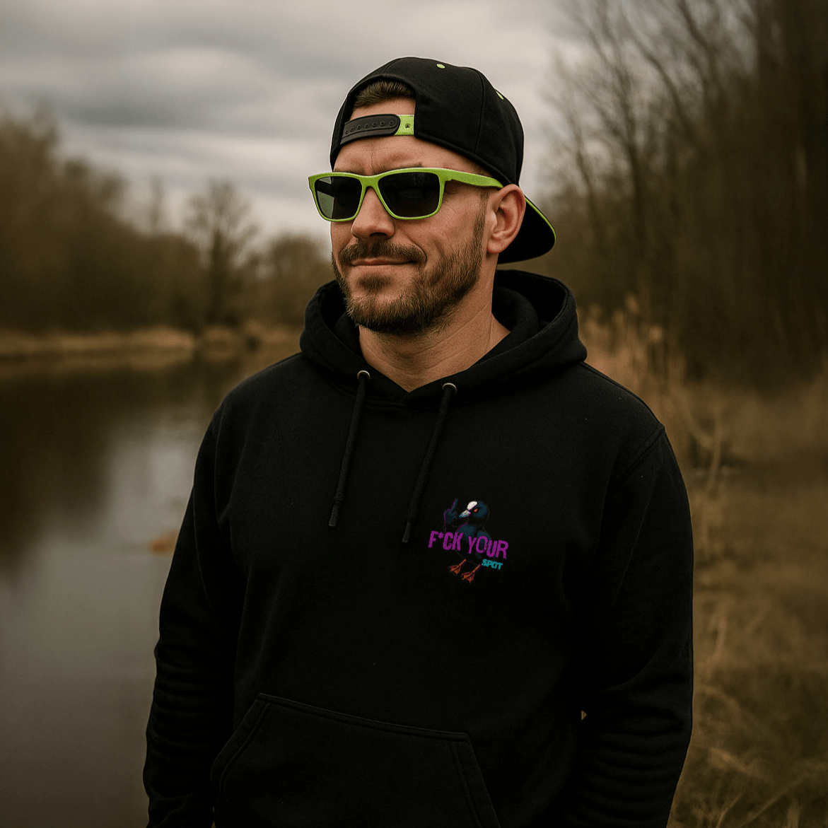 F*CK YOUR SPOT Prime Hoodie - CAST carpstylez Karpfen Angeln