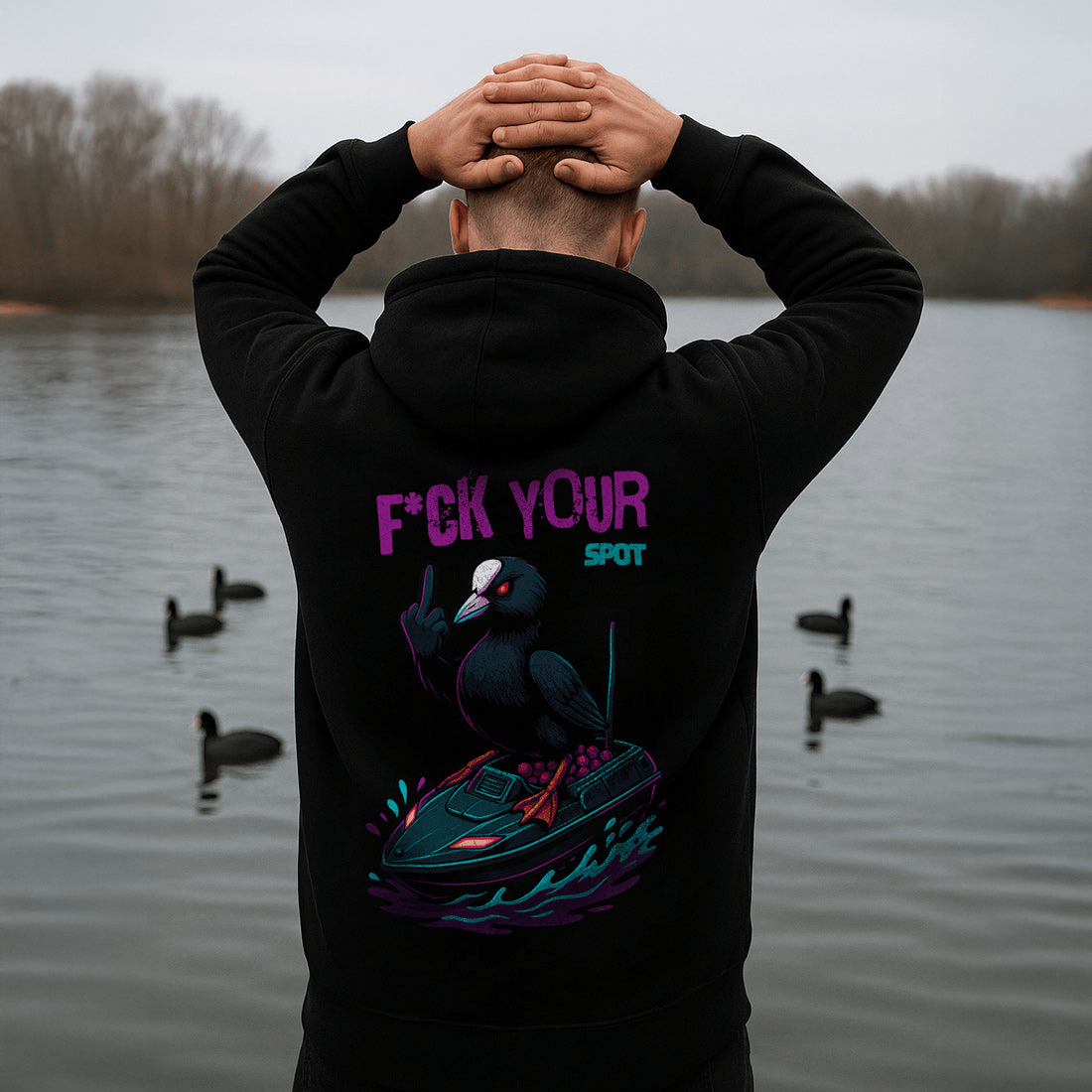 F*CK YOUR SPOT Prime Hoodie - CAST carpstylez Karpfen Angeln