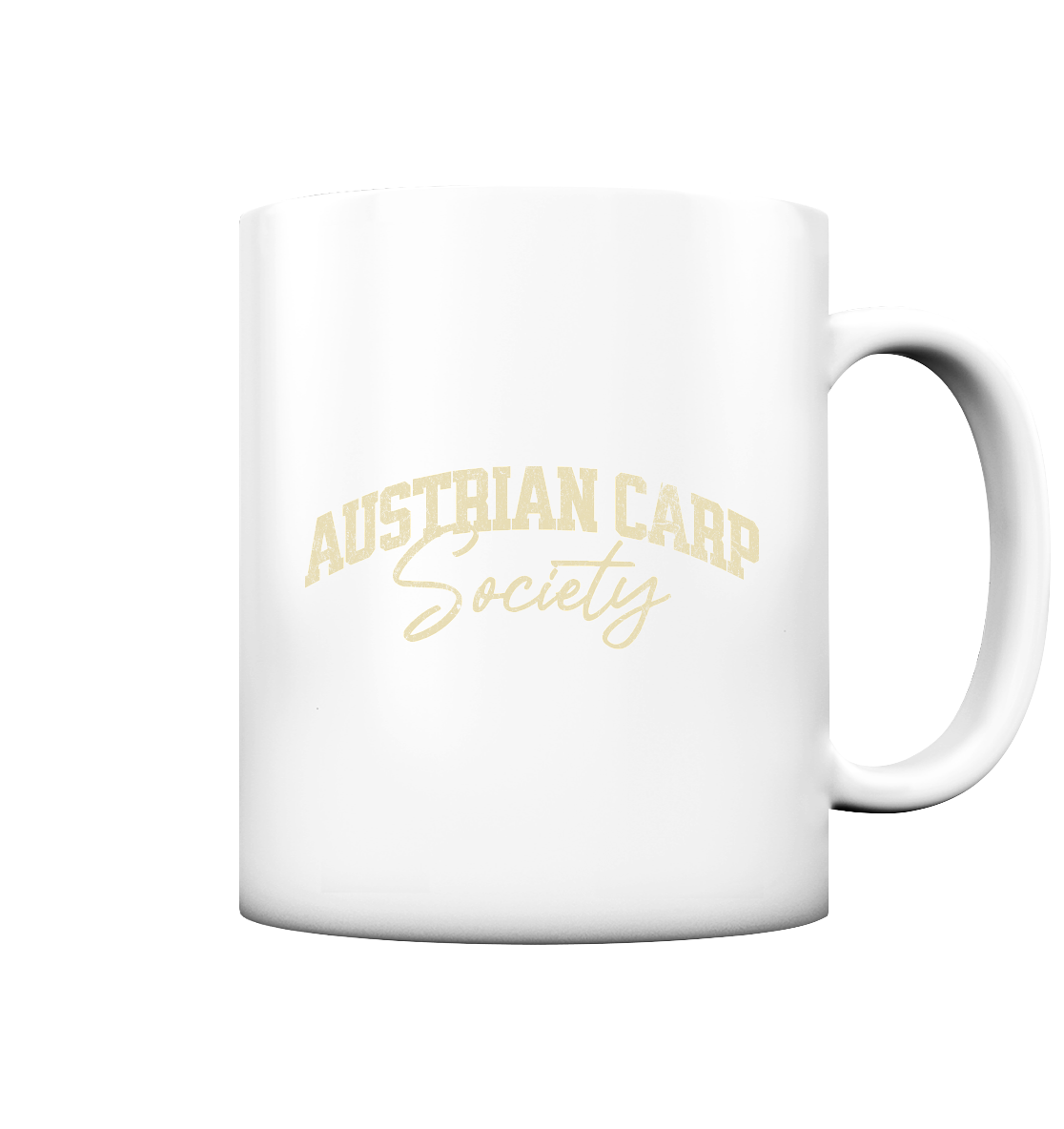 AUSTRIAN CARP Society Tasse matt