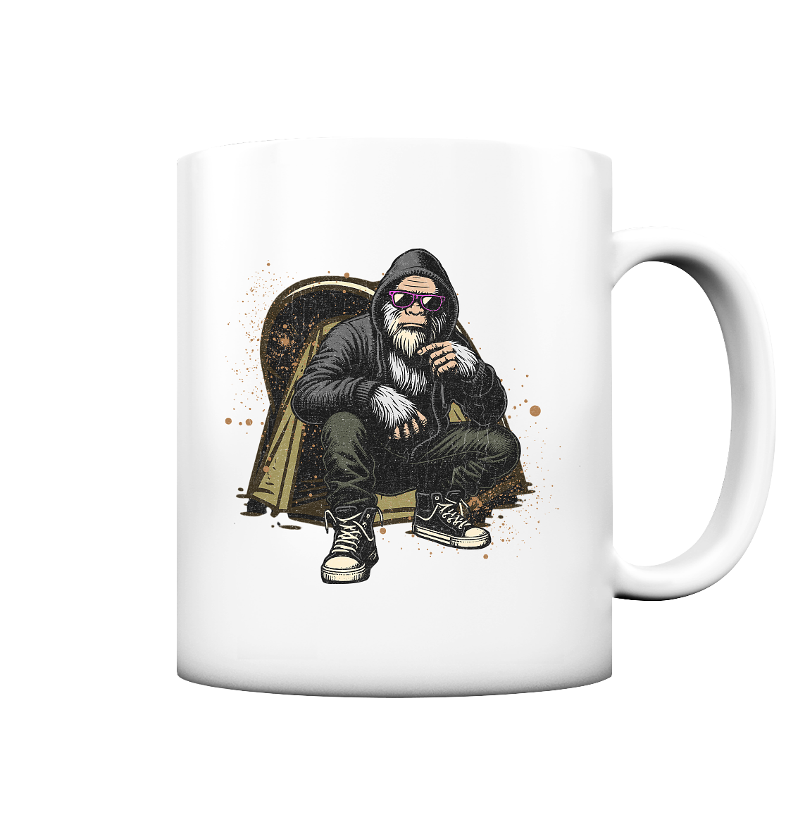 BIGFOOT ON THE BANK Tasse matt