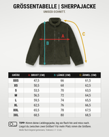 carpstylez Größentabelle ESSENTIALS Sherpajacke #farbe_forest khaki