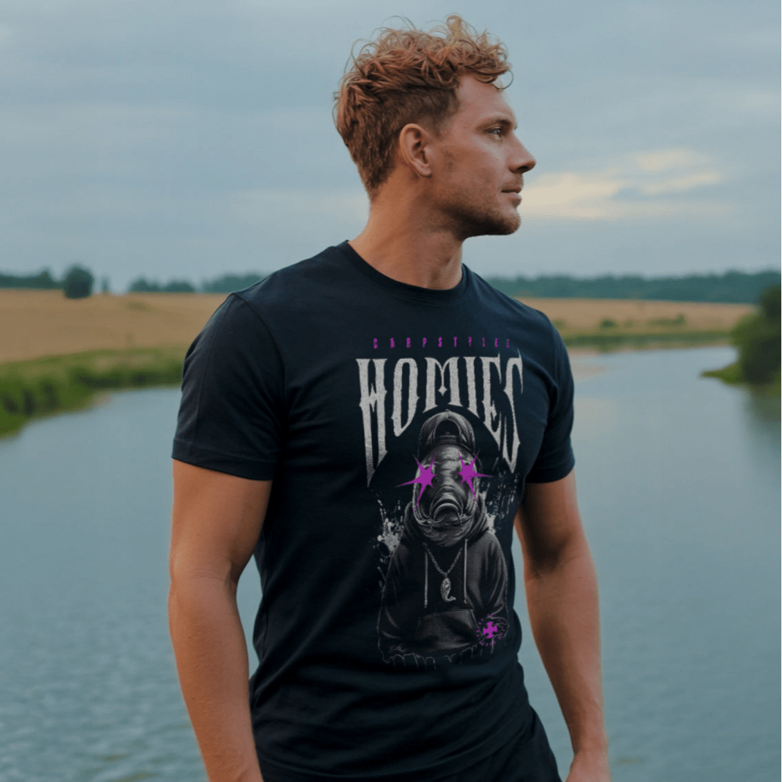 Karpfen Angeln HOMIES Prime T-Shirt - CAST carpstylez