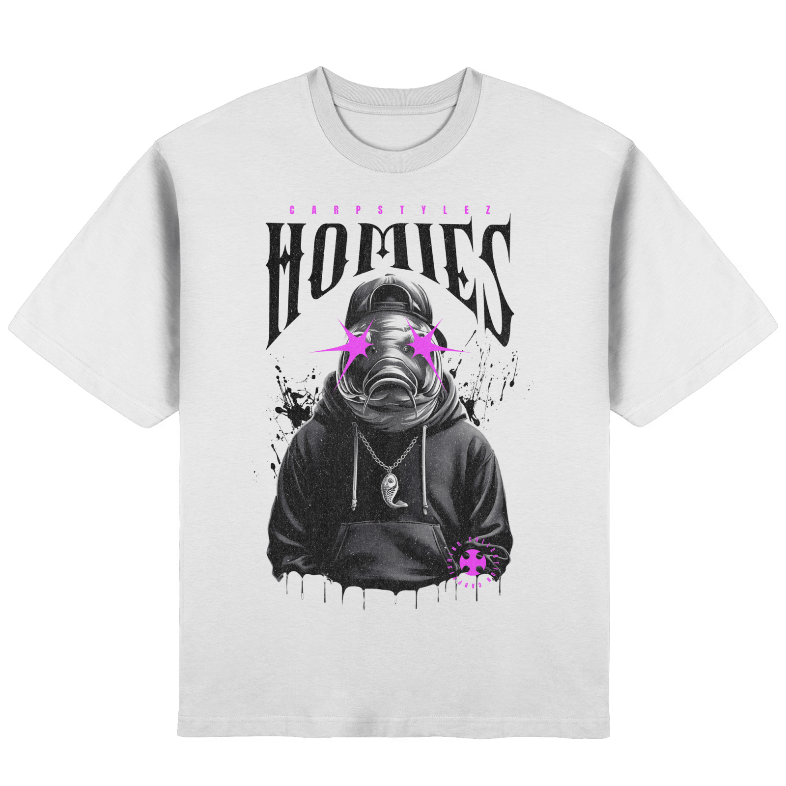 HOMIES Streetwear Oversized T-Shirt - carpstylez Karpfen Angeln