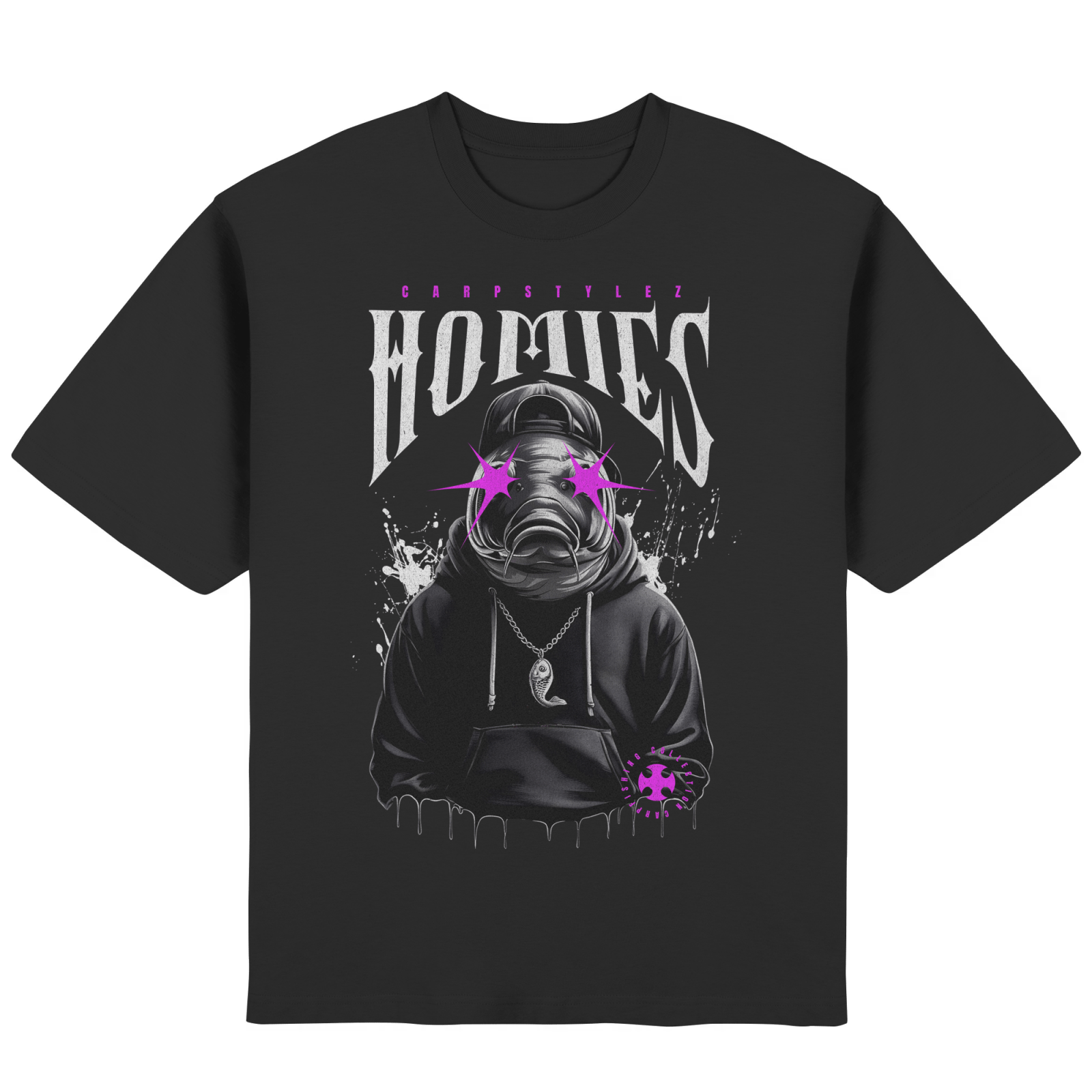 HOMIES Streetwear Oversized T-Shirt - carpstylez Karpfen Angeln