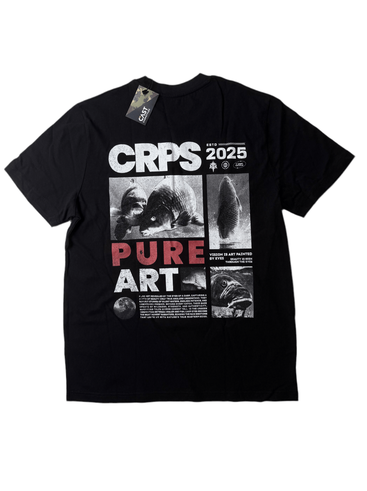 Karpfen Angeln [SOFORT] CRPS PURE ART Heavy T-Shirt M - CAST carpstylez