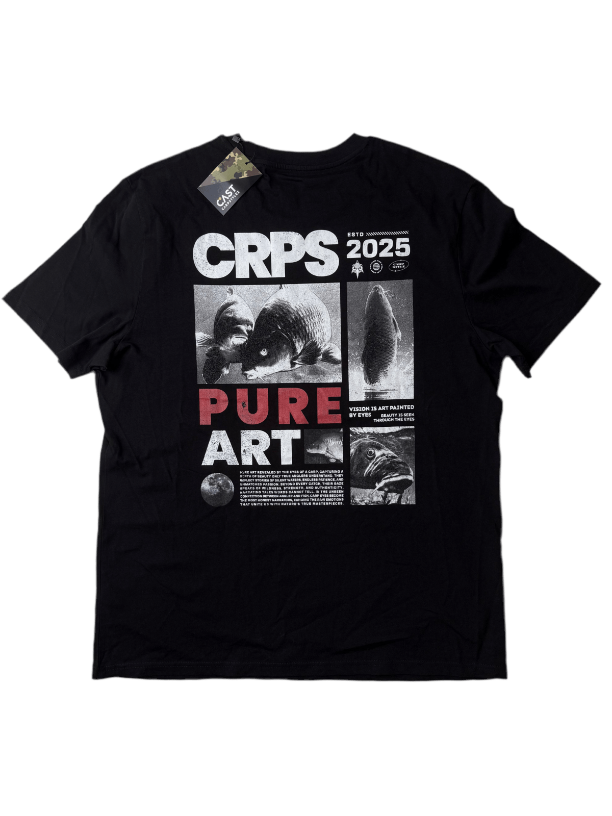 Karpfen Angeln [SOFORT] CRPS PURE ART Heavy T-Shirt XL - CAST carpstylez
