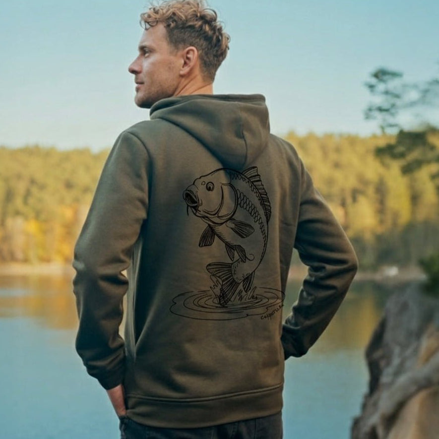 Karpfen Angeln mit THE RISE Prime Hoodie - CAST carpstylez