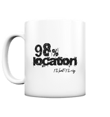 Karpfen Angeln mit 98 LOCATION Tasse matt - CAST carpstylez