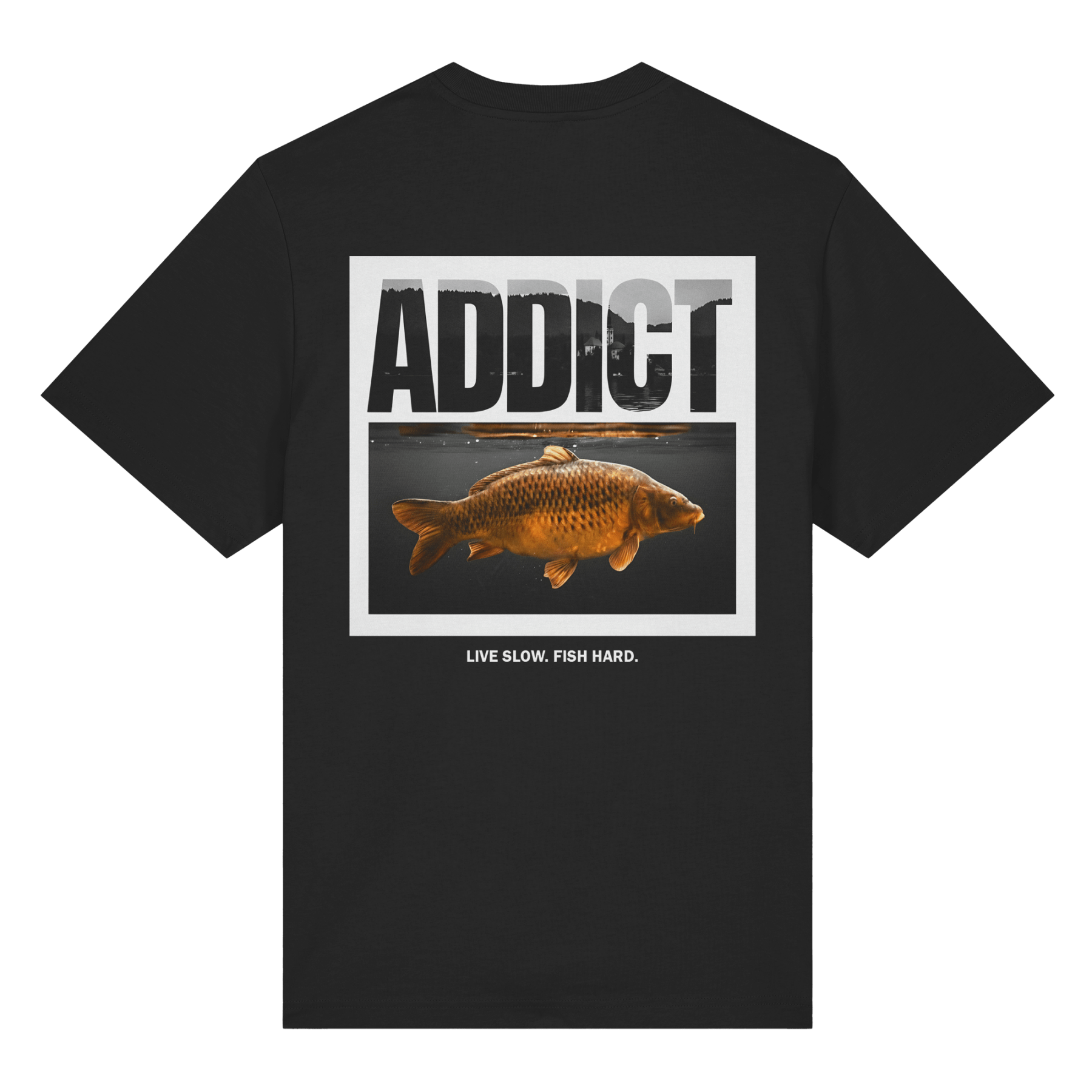 Karpfen Angeln mit ADDICT Heavy T-Shirt - CAST carpstylez