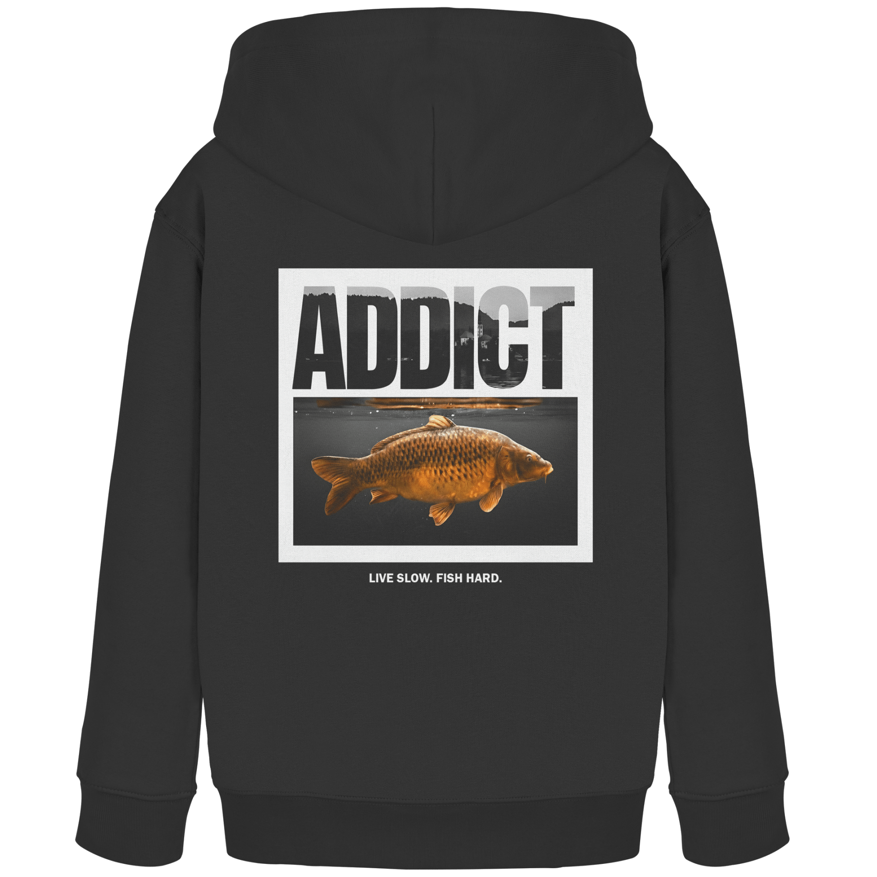 Karpfen Angeln mit ADDICT Kids Prime Hoodie - CAST carpstylez