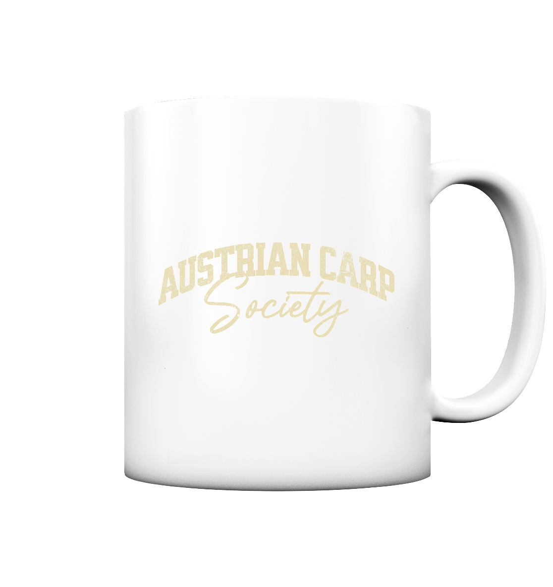 Karpfen Angeln mit AUSTRIAN CARP Society Tasse matt - CAST carpstylez