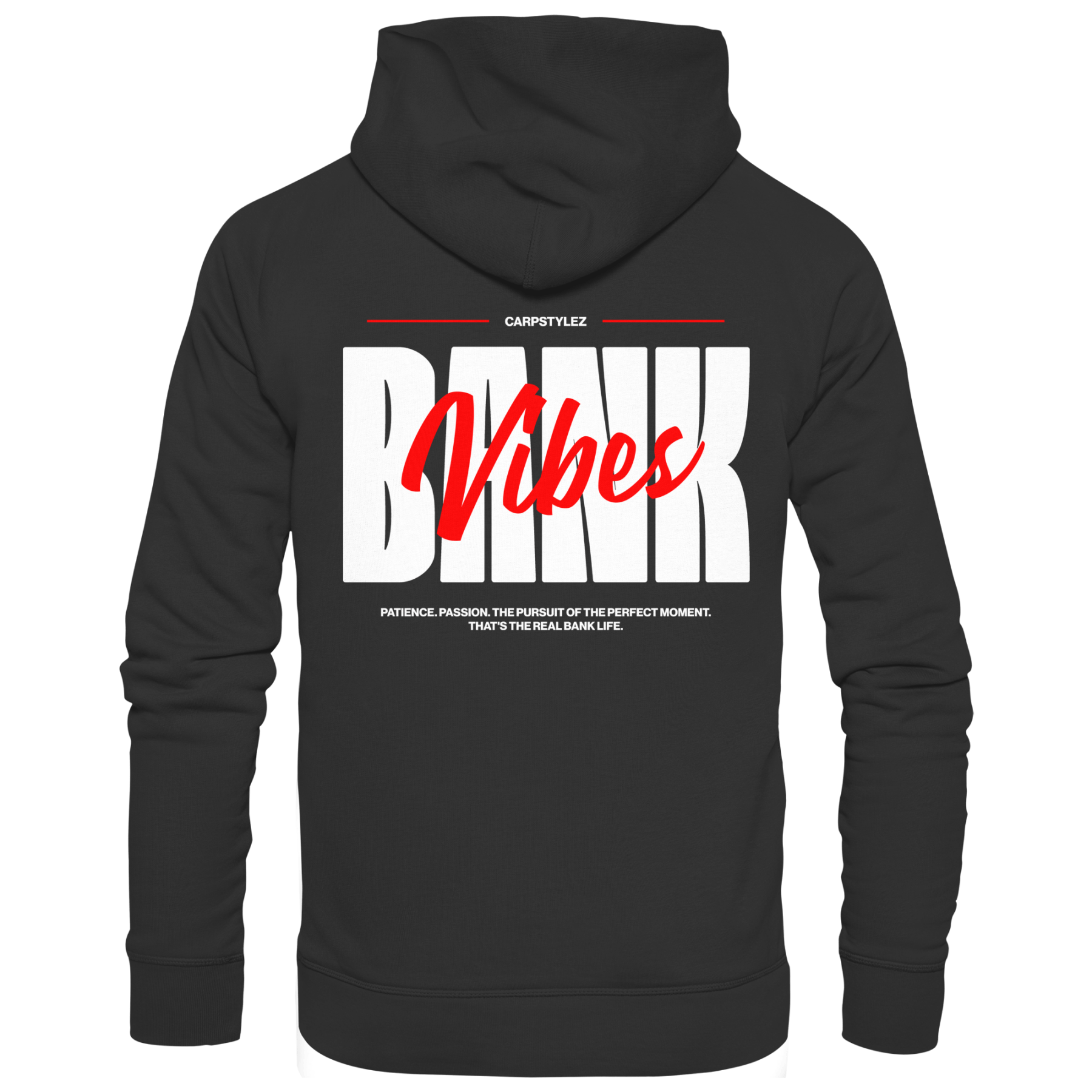 Karpfen Angeln mit BANK VIBES Prime Hoodie - CAST carpstylez