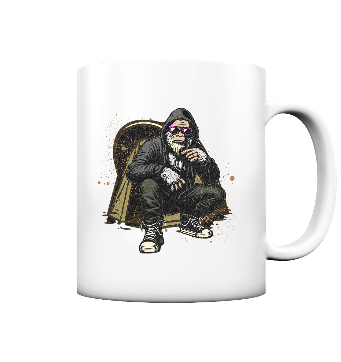 Karpfen Angeln mit BIGFOOT ON THE BANK Tasse matt - CAST carpstylez