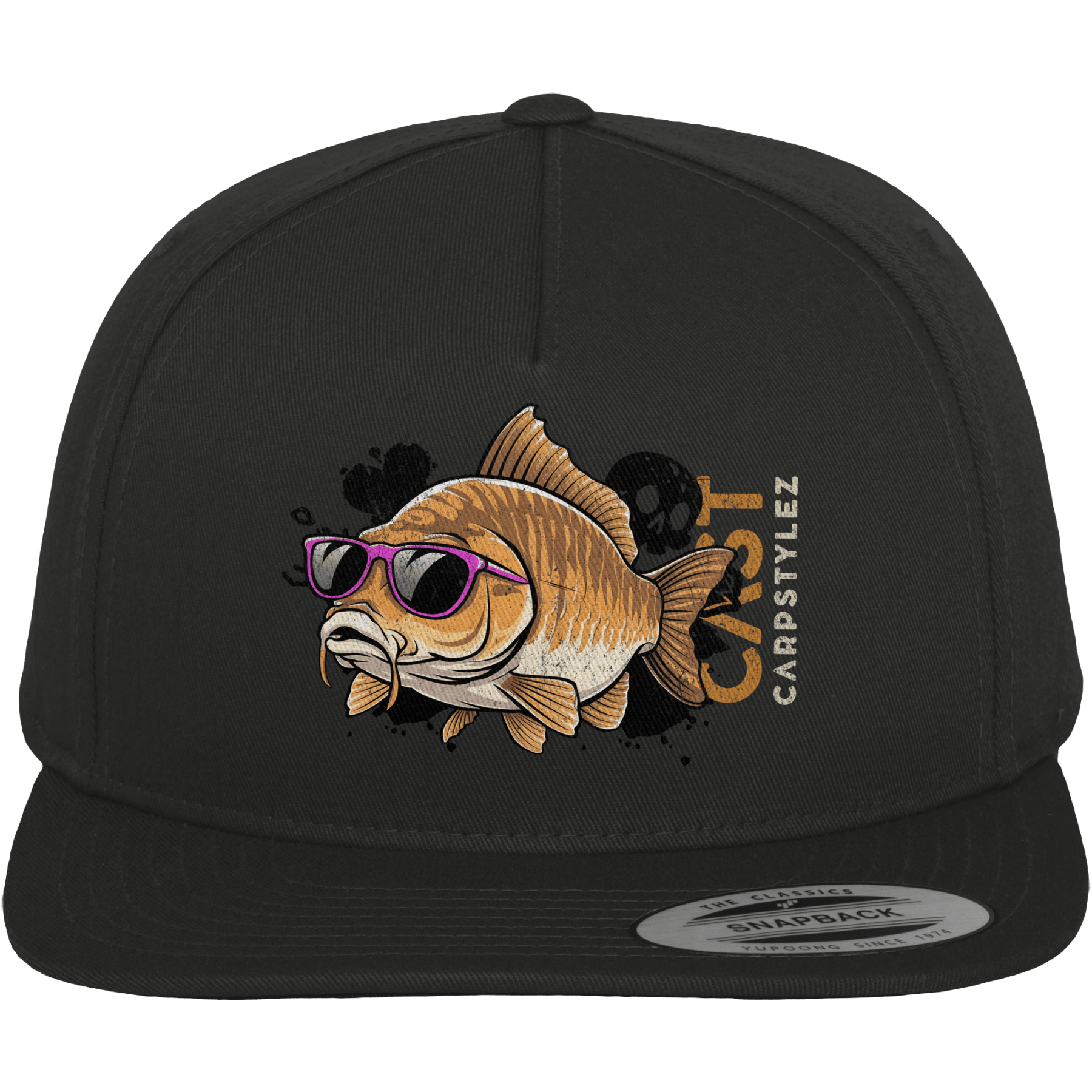 Karpfen Angeln mit CARPIFIED SWAG Deluxe Cap Snapback - CAST carpstylez