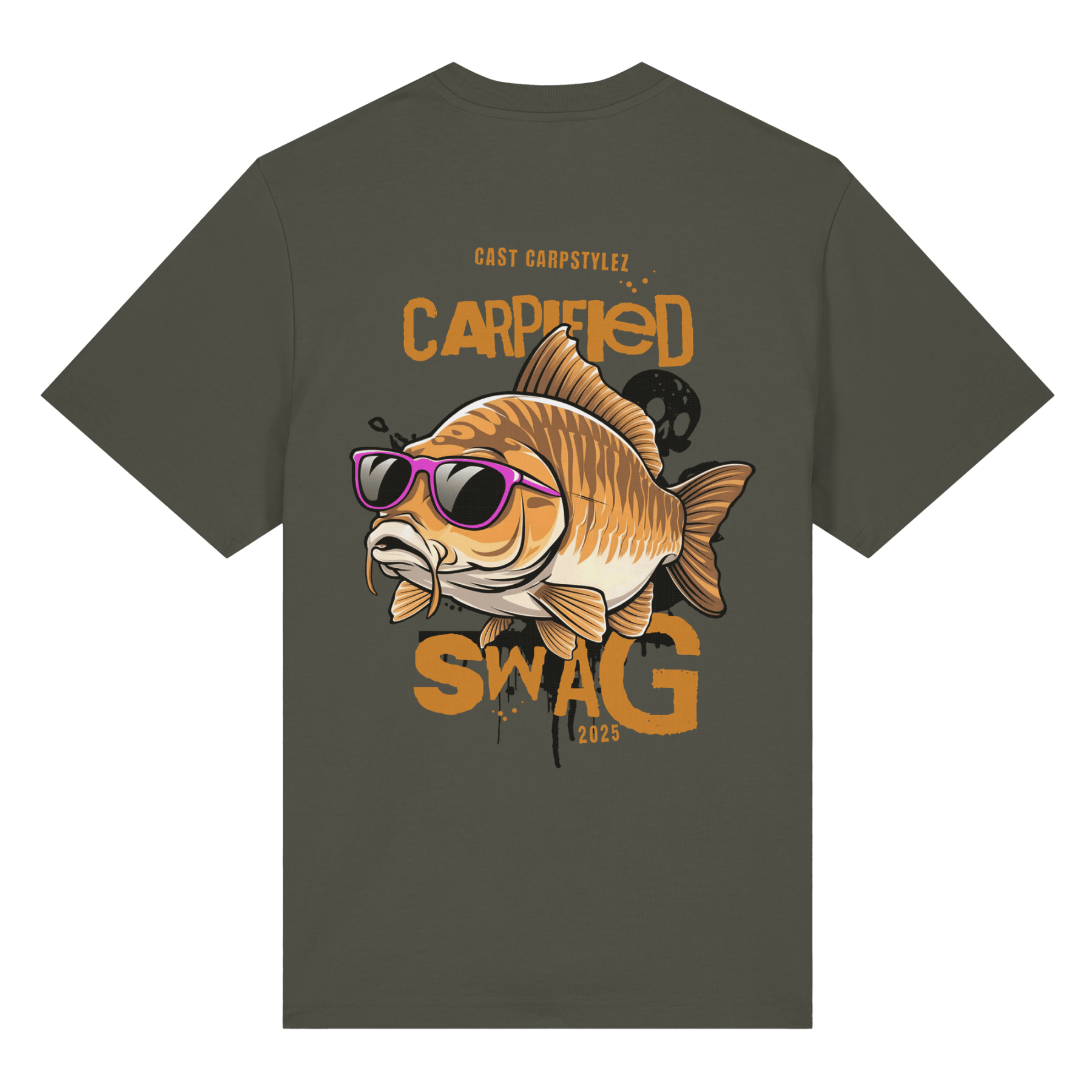 Karpfen Angeln mit CARPIFIED SWAG Heavy T-Shirt - CAST carpstylez