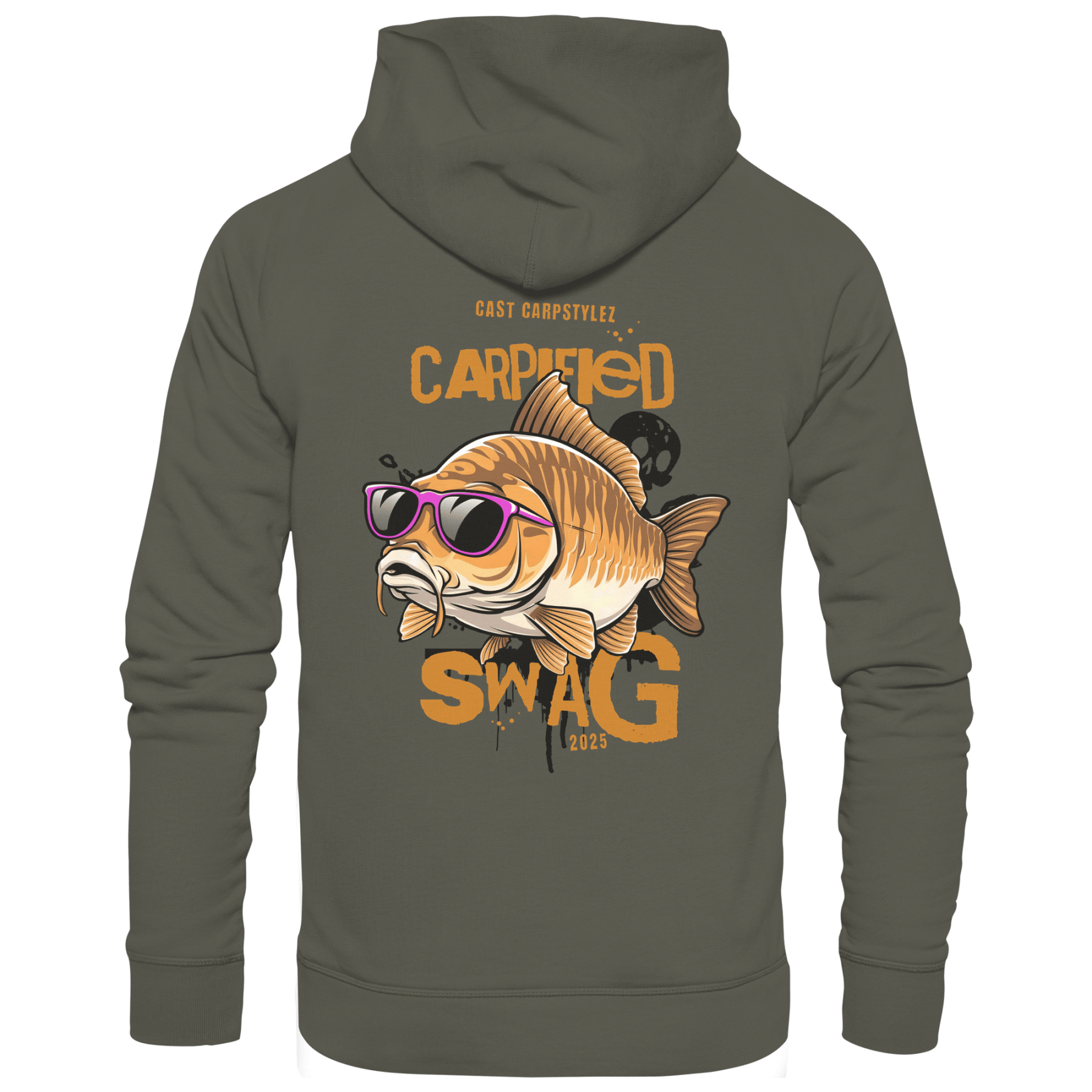 Karpfen Angeln mit CARPIFIED SWAG Prime Hoodie - CAST carpstylez