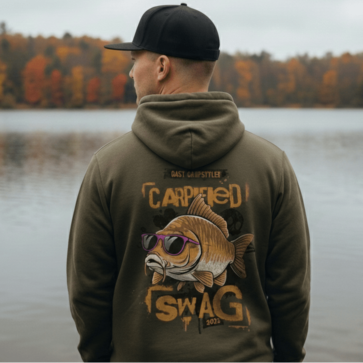 Karpfen Angeln mit CARPIFIED SWAG Prime Hoodie - CAST carpstylez