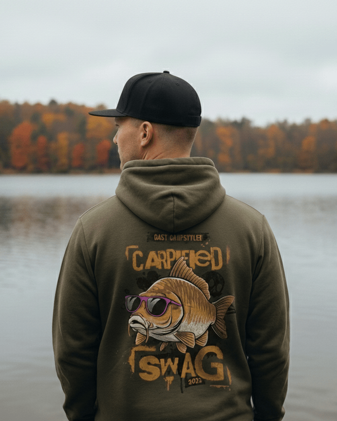 Karpfen Angeln mit CARPIFIED SWAG Prime Hoodie - CAST carpstylez